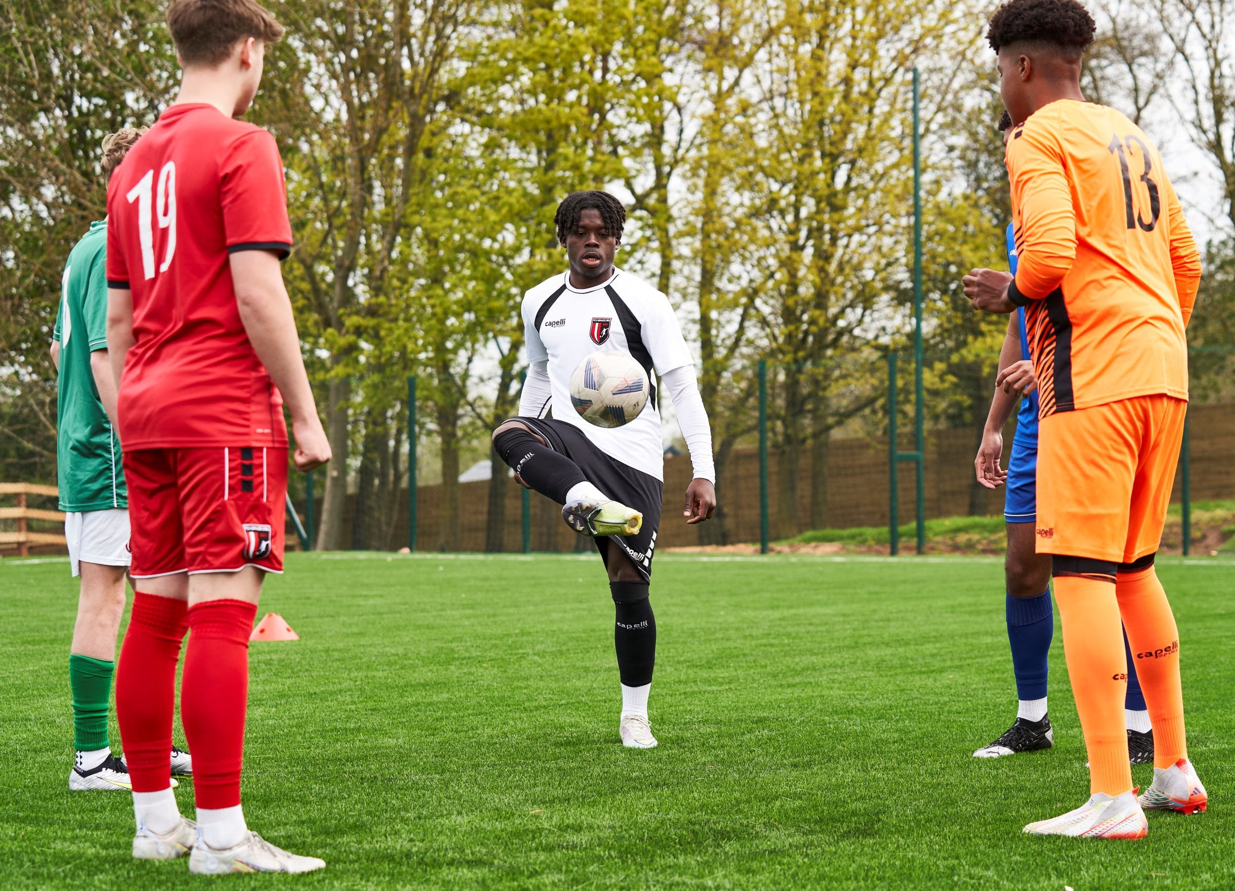 FCV player on our 7-a side pitch