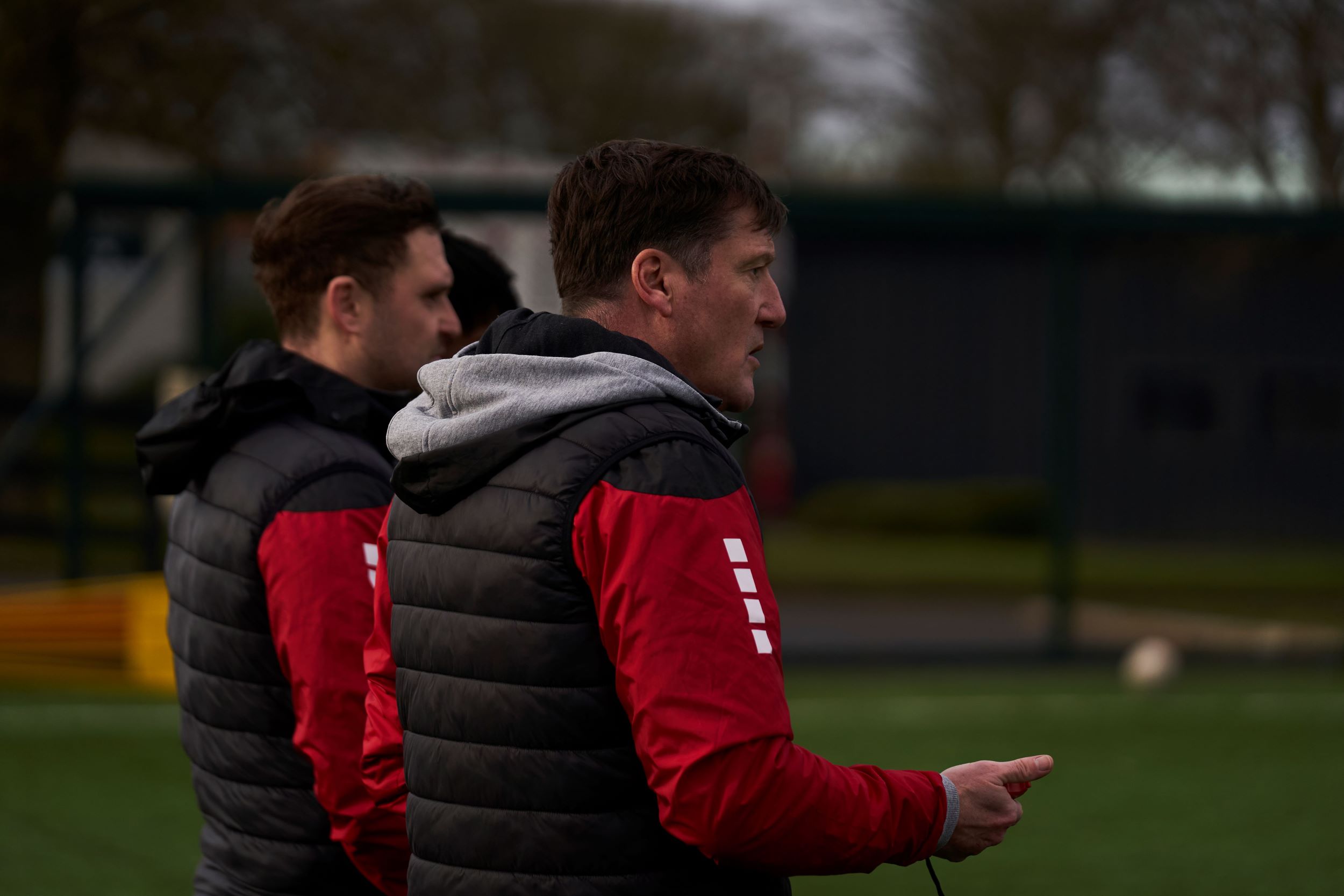 Our head of football Grant Brown, coaching at FCV