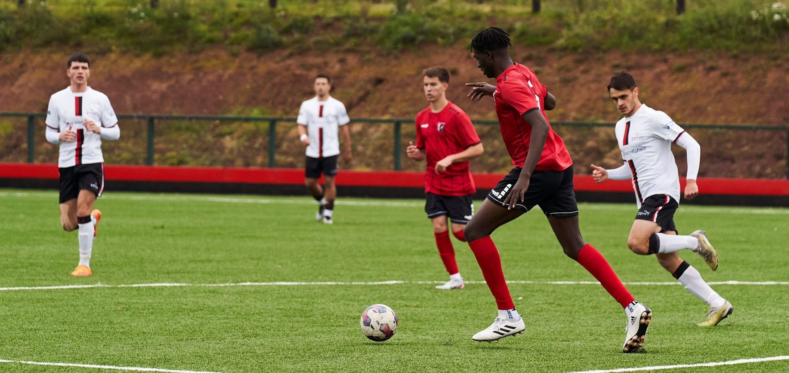 Mayowa playing for FCV Football Academy