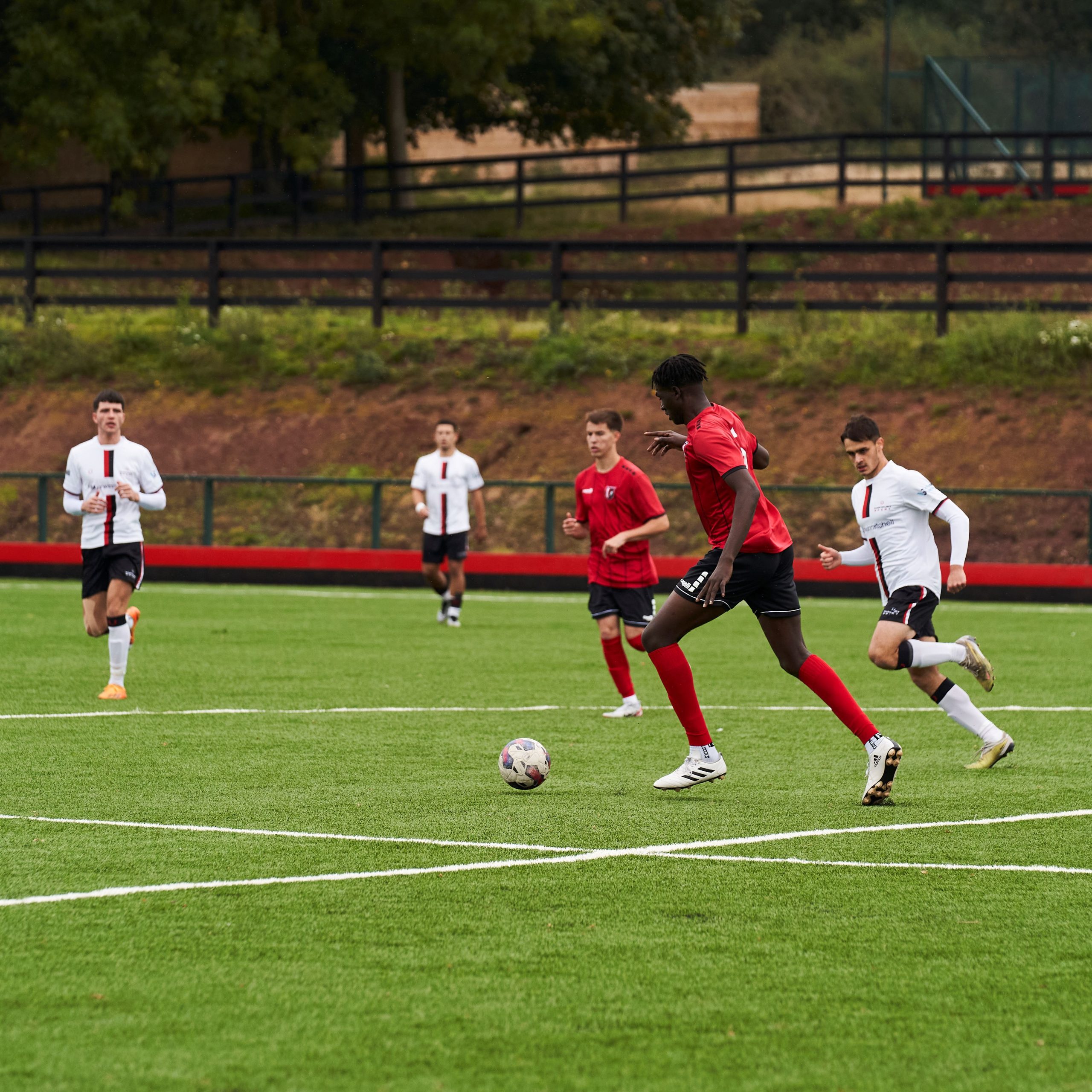 Mayowa playing for FCV Football Academy