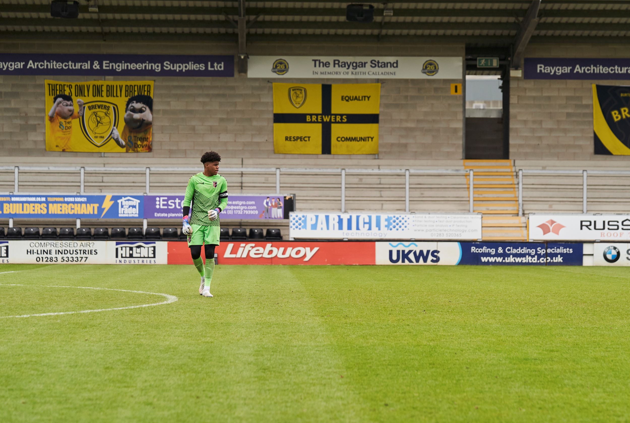 Former FCV Goalkeeper Milai Perott playing in our end of season showcase match