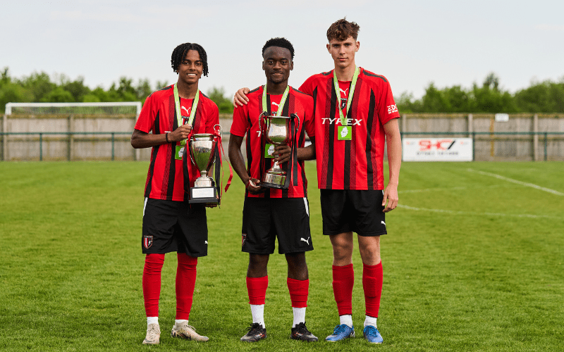 FCV Grace Dieu Men's Team Win League And Cup Double